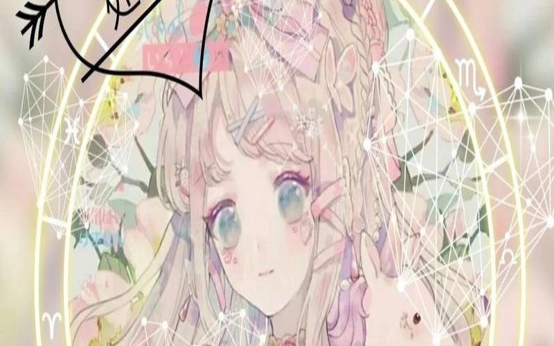 星座头像女生带字霸气（卡通头像女生）
