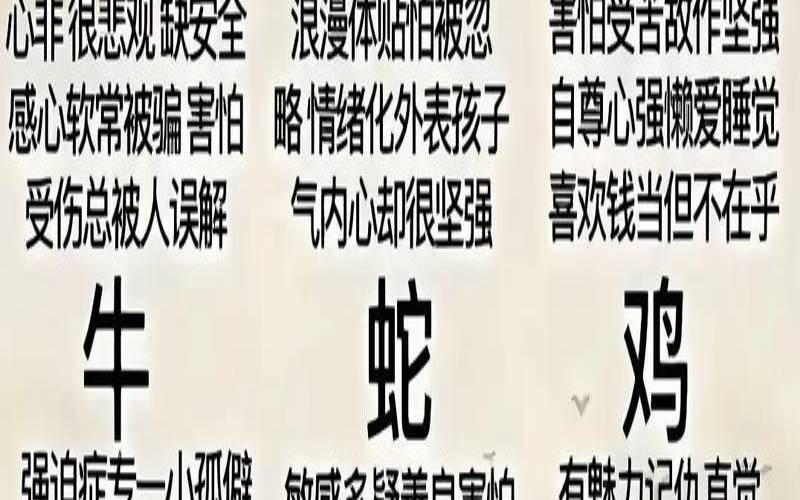 命生肖什么打一肖（属相与命运查询表）