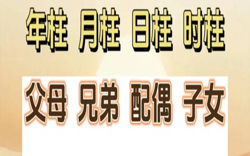 八字命理常用的术语（四柱八字基础知识图解）