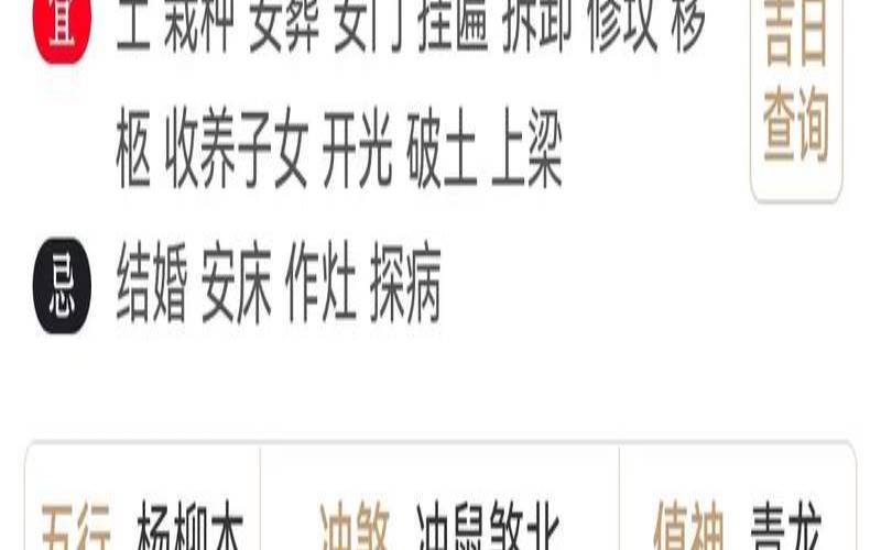 2020年1月18日黄历吉时（3月18日黄道吉日）