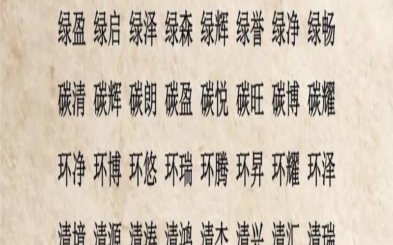 环保公司起名注意事项（注册公司名字查询）
