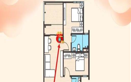 客厅的财位适合放什么（客厅财位示意图）