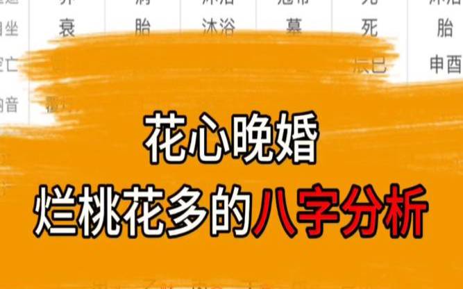 八字娶二手货的男人（男人烂桃花多的八字特点）