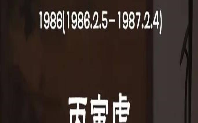 生肖虎出生年份（属虎出生日期和时辰）
