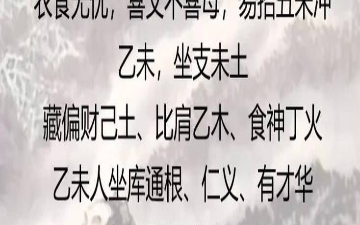 乙未日壬午时男人（乙未日柱的男命正缘）