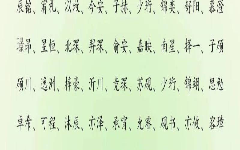 给小孩取名字大全2024男孩（蛇宝宝取名一览表）