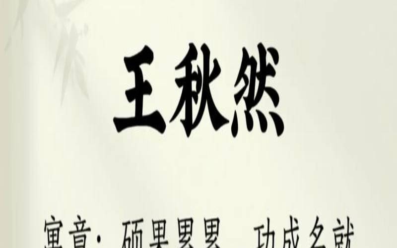 男孩取名大全免费取名姓王（姓王男孩名字好听涵养）
