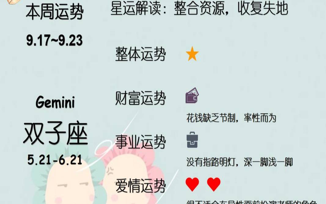 双子座女今日运势最佳（射手座今日运势）