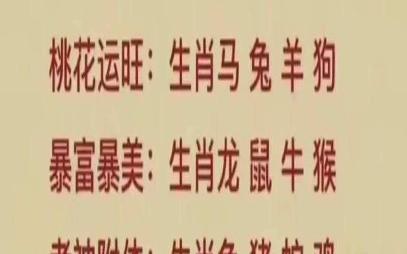 2023财运最好的五大生肖（最有富贵命的五大生肖）