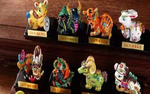 生肖吉祥物摆件（十二生肖挂件工艺品）