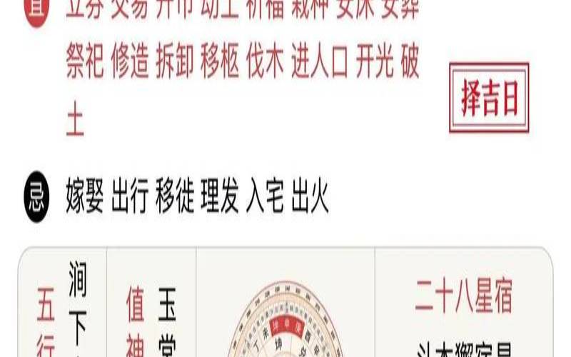 2021年11月黄历黄道吉日（12月份提车的黄道吉日查询）