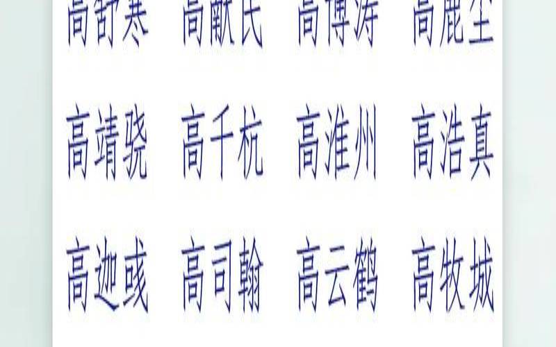 姓高起名字女孩名字大全（姓任的女孩名字好听又洋气）