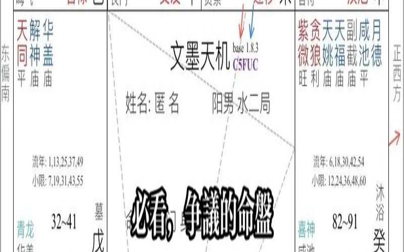 如何看八字命盘（八字算命免费测试）