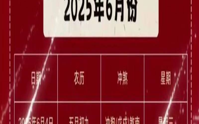 2021年6月入宅吉日（2025年6月适合搬家的日子）