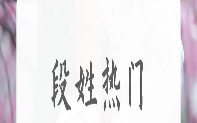 姓段取名中间字是海（段姓男孩取名100分）