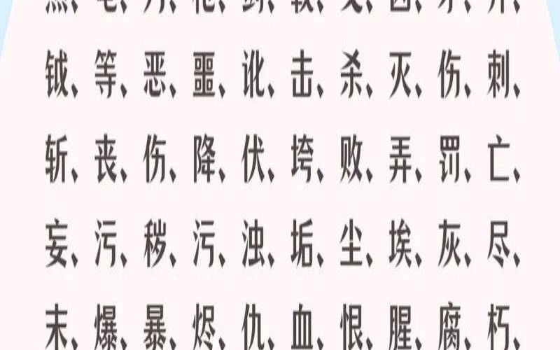 姓名用字九画（9画取名吉字康熙字典）