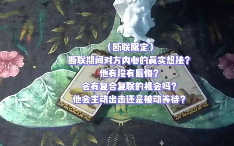 塔罗牌测试断联后的他（塔罗牌多久算一次比较好）