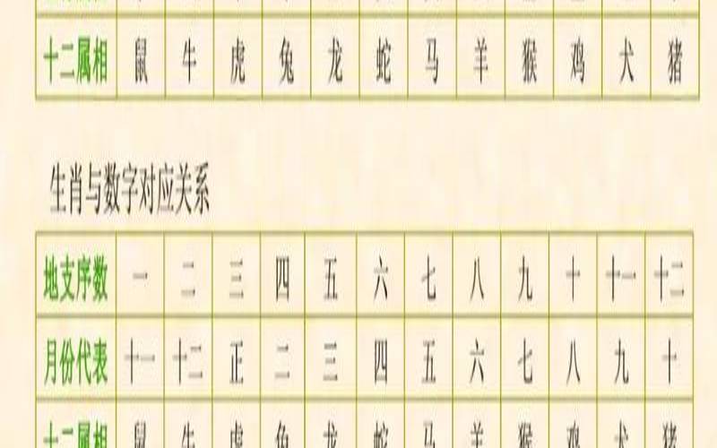 十二生肖顺序是怎么排的（十二生肖与月份对照表）