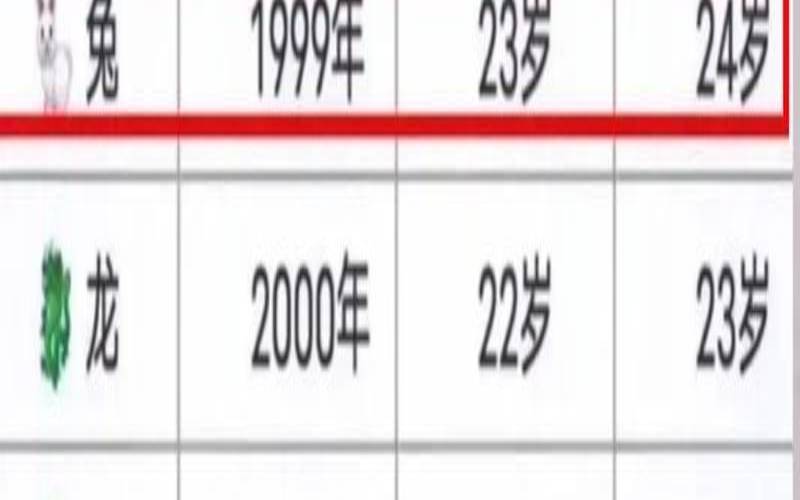 各生肖适合结婚年龄（生肖兔年份对照表）