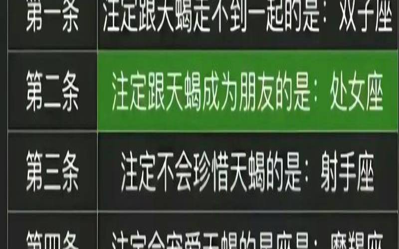 能让天蝎座长久痴迷的星座（最让天蝎座动情的星座）