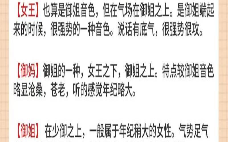 测试你声音的好听程度（测测自己是什么音色）