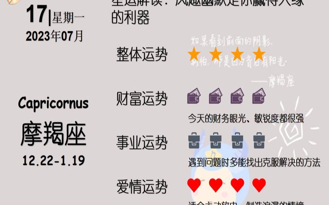 2021年10月17日星座（7月17日是什么星座）