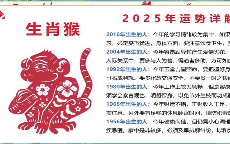 属猴在哪些年份运气好（属猴的年份有哪些年）