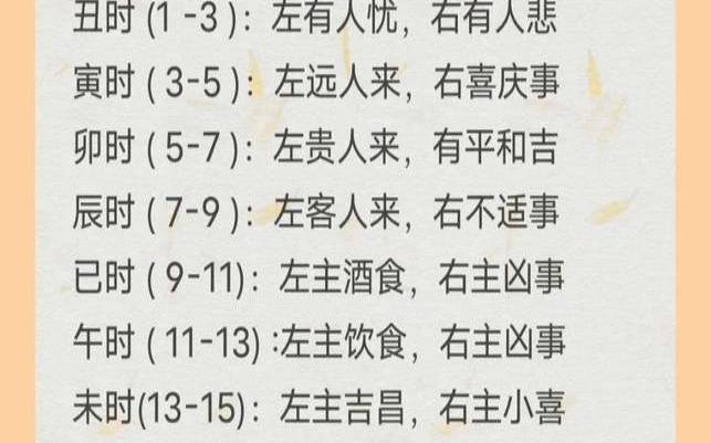 男生右眼皮跳超准（二十四小时眼跳24小时）