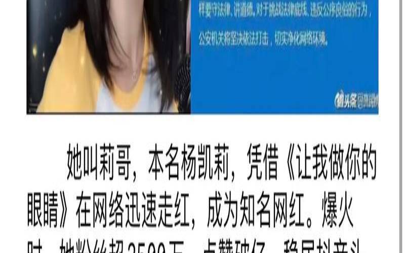 抖音莉哥o3o怎么了（2023抖音人气排行榜前十名）