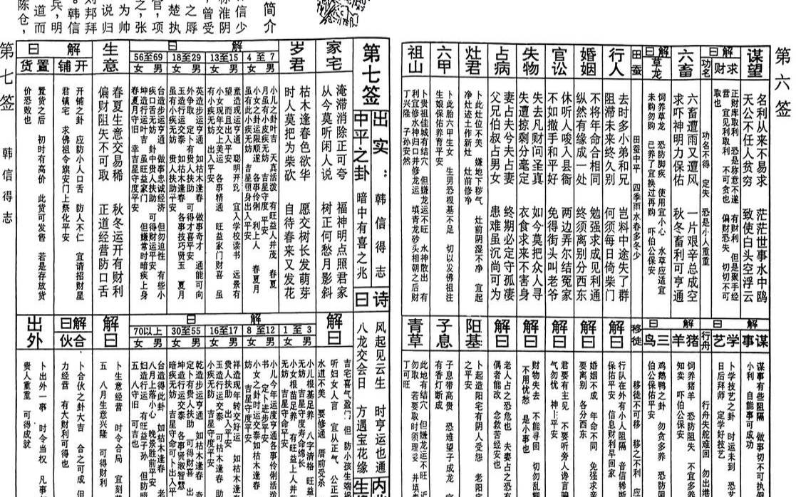 玄武山1-51签解签大全（玄武山灵签1一51签图片）