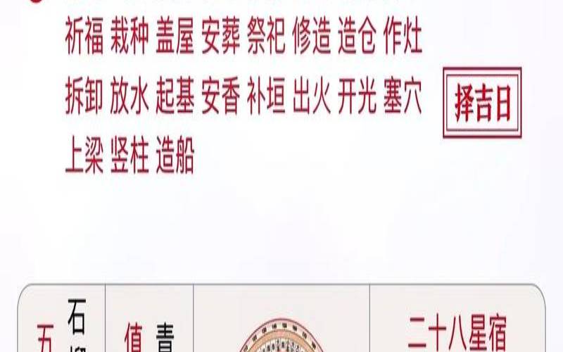 老黄历免费算生辰八字算命（生辰八字查询表）