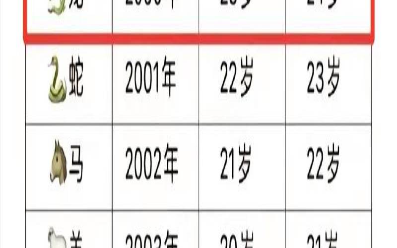 龙生肖都是哪年（上一个龙年是哪年）
