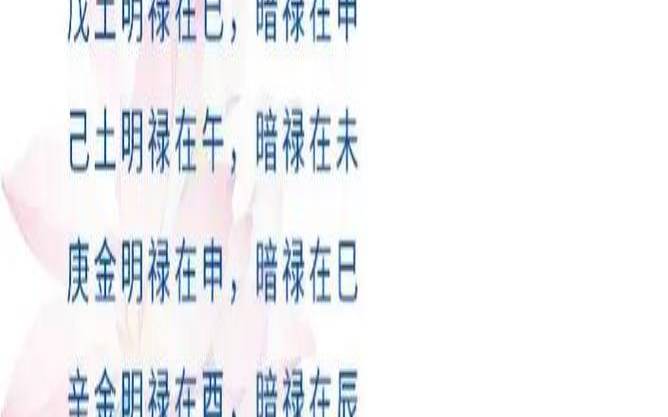 八字暗禄命理（女命带暗禄是什么意思）