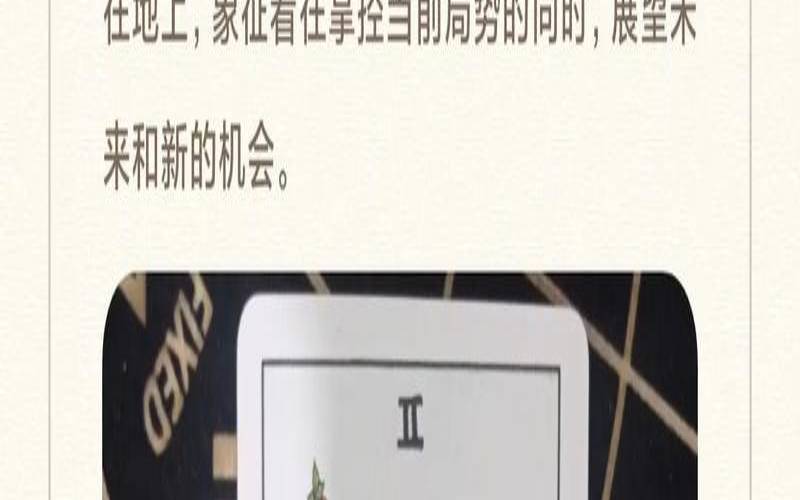 塔罗牌权杖系列（权杖二代表什么）