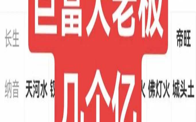 老板八字案例（发大财当大老板的八字）