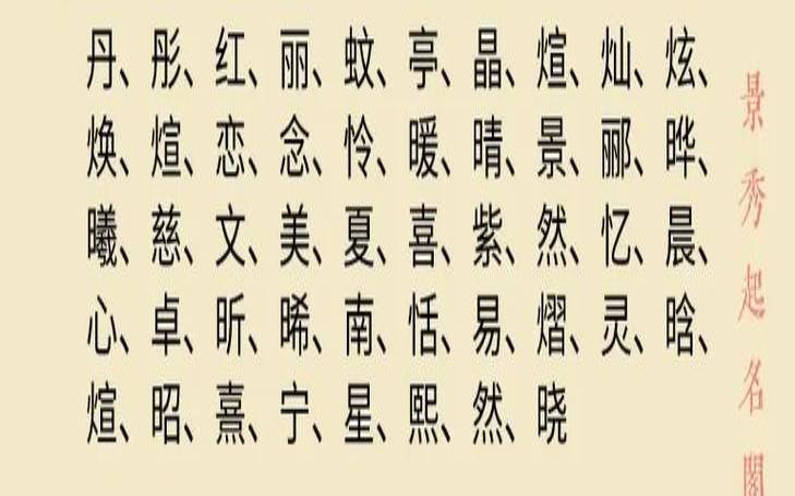 喜用神火取名女宝宝（喜用神为火土的女孩名字）