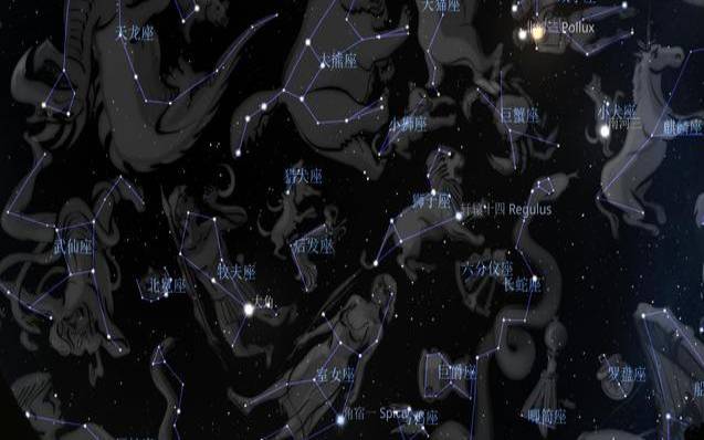 星座在天空中的位置是（十二星座天空方位图）